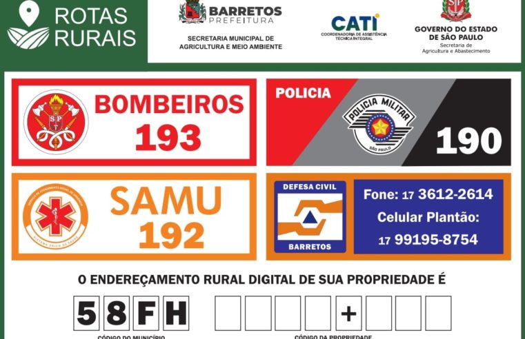 Casa da Agricultura realiza entrega do Código de Endereço Rural