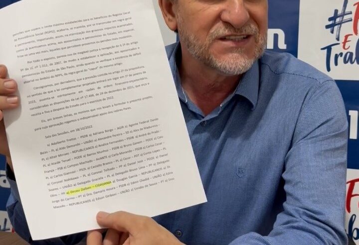 Deputado confirma Projeto de Lei que revoga a cobrança da contribuição previdenciária de aposentados e pensionistas