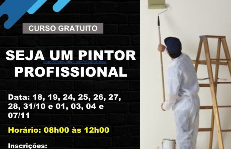 Barretos tem vagas abertas para curso gratuito de pintor profissional