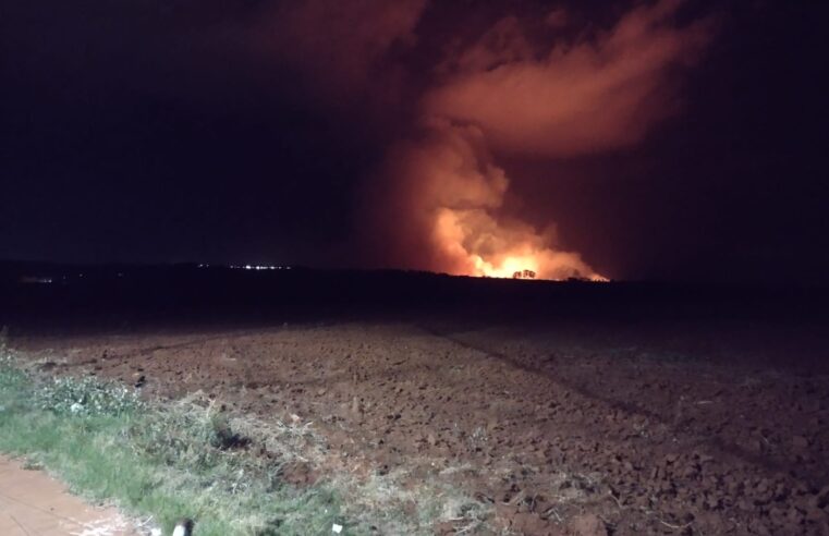 Fogo em canavial atingiu a cidade de Barretos no final de semana