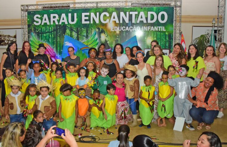 1° Sarau Encantado da Educação Infantil emociona público na Estação Cultura
