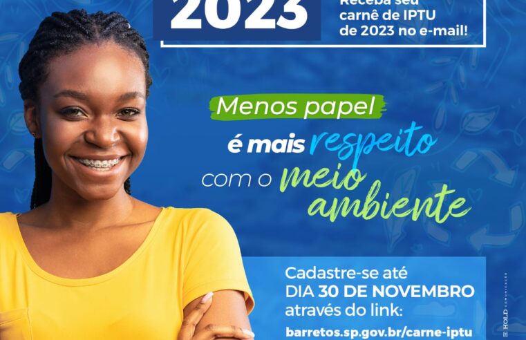Prefeitura cadastra contribuintes para recebimento do carnê de IPTU digital