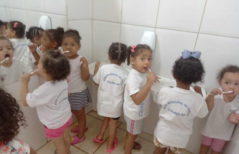 “Projeto Saúde Bucal 2022″ acontece nas escolas de Colina