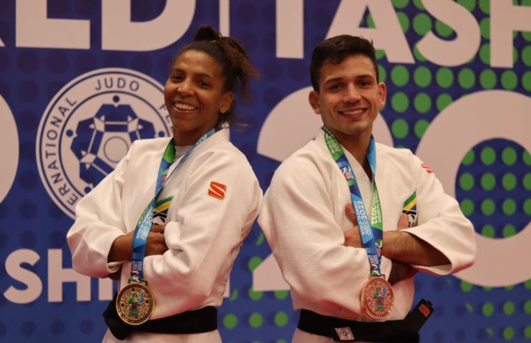 Rafaela Silva é bicampeã e Daniel Cargnin bronze no Mundial de Judô