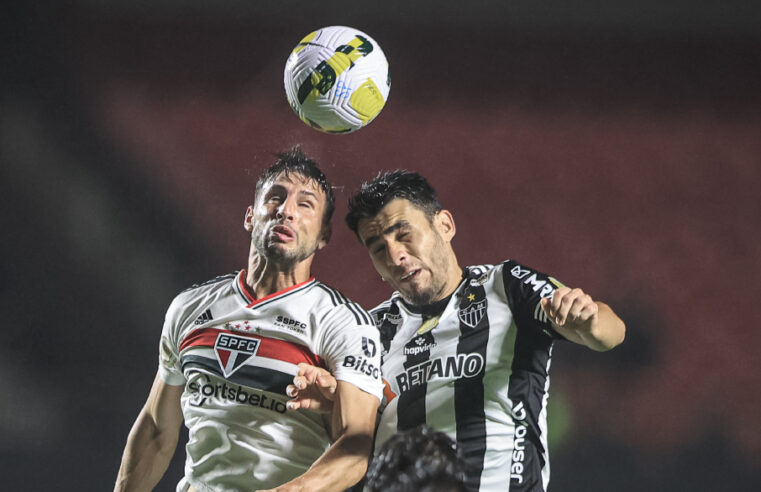 São Paulo e Atlético-MG empatam em 2 a 2