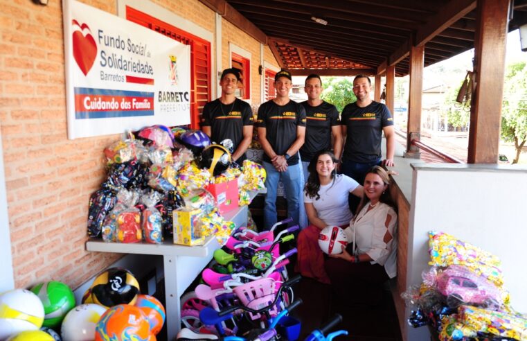 Crianças atendidas pelo Fundo Social de Solidariedade participam do “1° Brincando no Recinto”