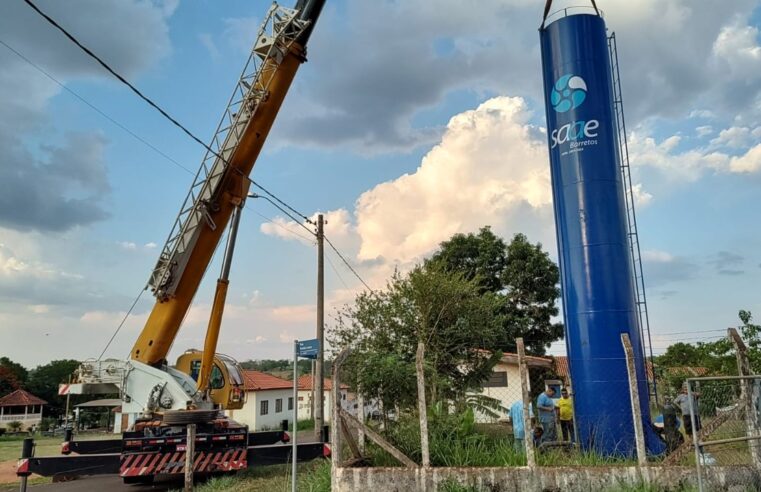 Após 35 anos, SAAE Barretos realiza a troca da Caixa de Água Elevada no Ibitú