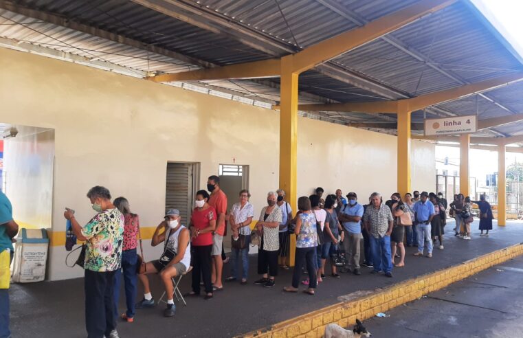 Terminal registra fila para bilhete eletrônico
