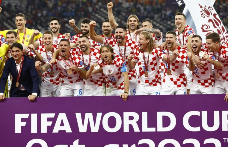 Croácia garante terceiro lugar na Copa