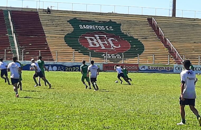 Equipes do BEC realizaram jogo-treino no Estádio Fortaleza
