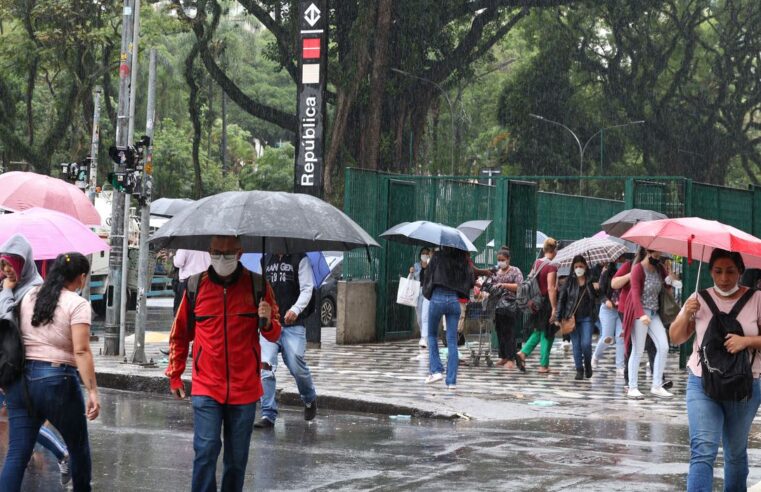 Defesa Civil emite alerta de risco meteorológico entre sexta e domingo