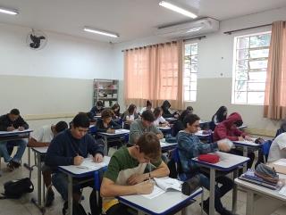 Alunos de Colina prestaram provas de avaliação de aprendizagem