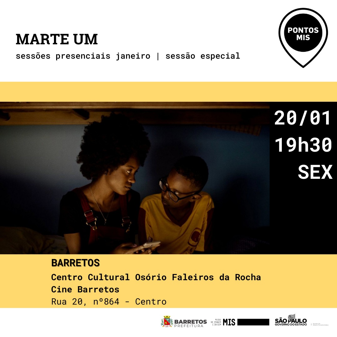 Cine Barretos abre programação de 2023 com exibição do filme “Marte Um”