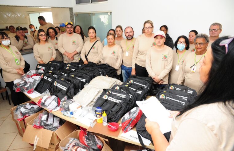Equipe do controle de vetores recebe novos equipamentos de trabalho
