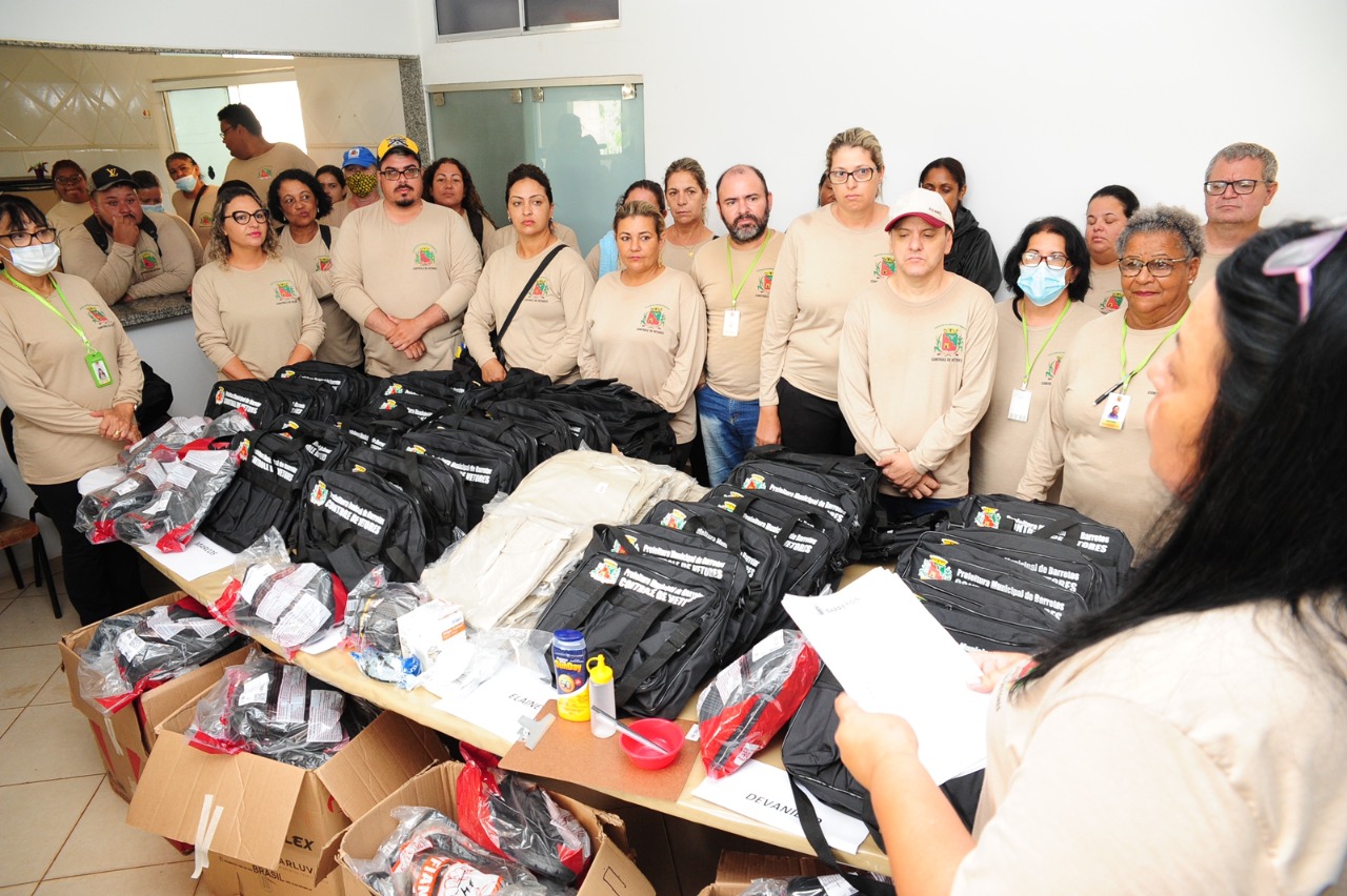 Equipe do controle de vetores recebe novos equipamentos de trabalho