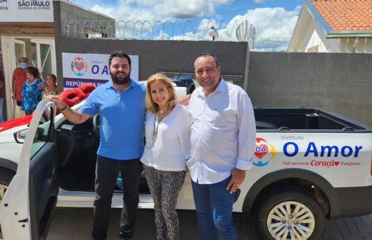 Instituto O Amor recebe veículo adquirido por emenda parlamentar do Deputado Federal Geninho Zuliani