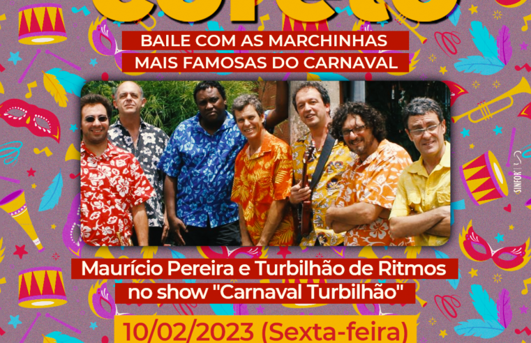 Olímpia terá show baile com as marchinhas  do carnaval no “Folia no Coreto”