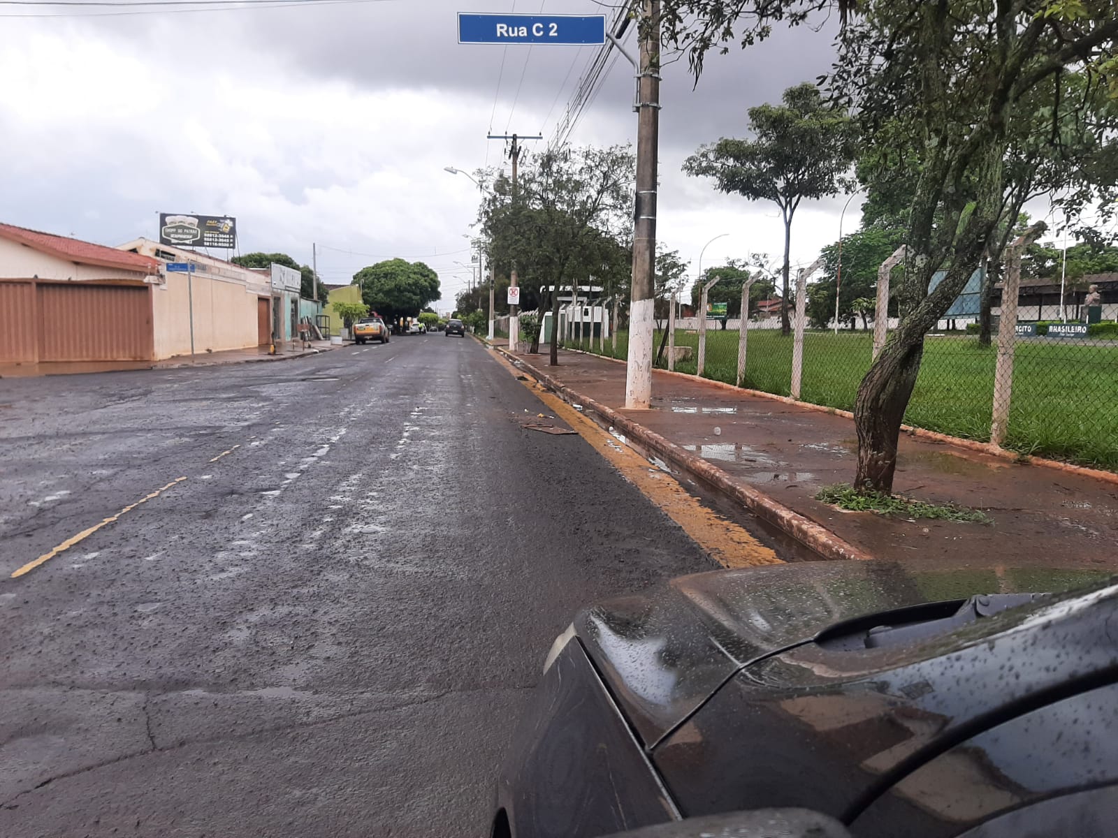 Manifestantes deixam o Tiro de Guerra de Barretos