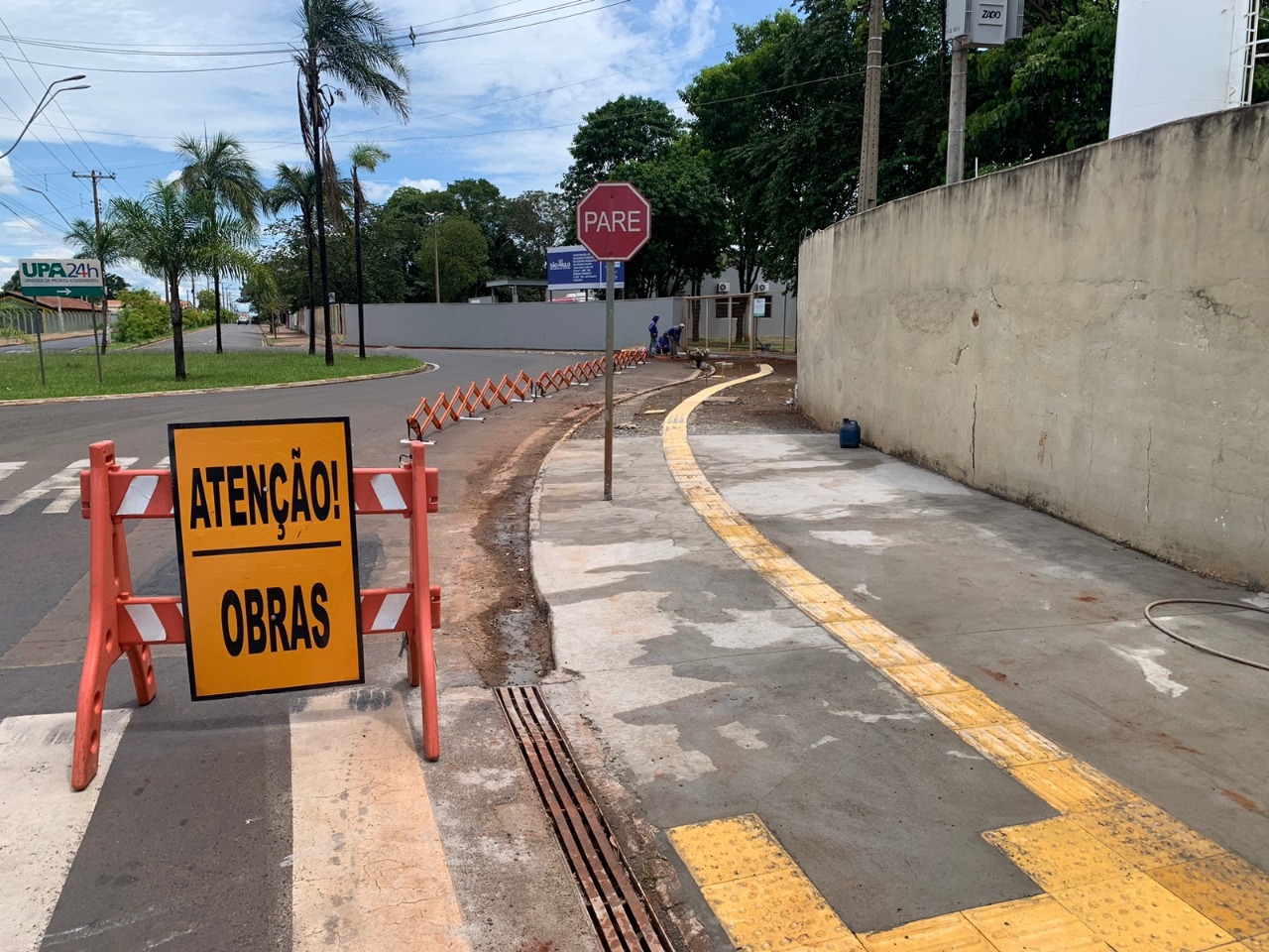 Obras de acessibilidade continuam na Via Conselheiro Antônio Prado