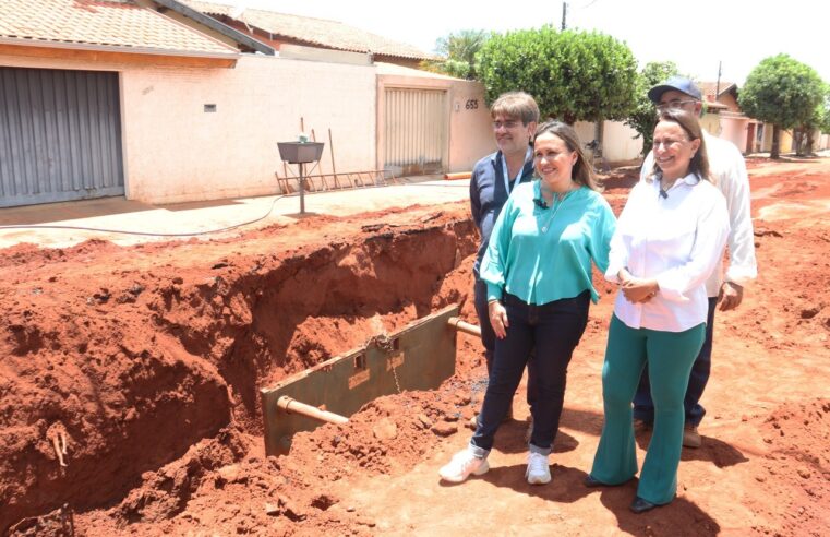 Prefeita de Barretos e superintendente do SAAE fazem visita técnica às obras que estão em fase de finalização no Parque Enéas Carneiro e bairro Christiano Carvalho