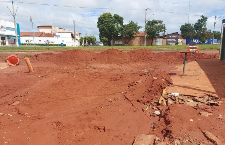 Chuvas impediram que as obras da C15 e C19 fossem finalizadas na semana passada