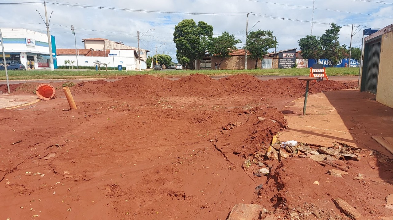 Chuvas impediram que as obras da C15 e C19 fossem finalizadas na semana passada