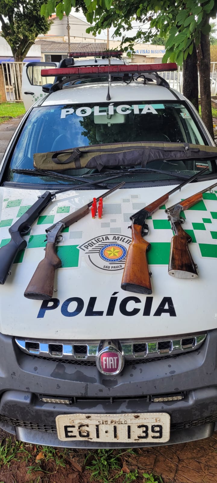 Polícia Ambiental localiza arma de fogo em operação em Severínia