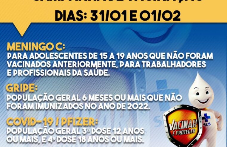 Saúde de Colina estende horário de atendimento para vacinação contra Meningite C, Gripe e COVID-19