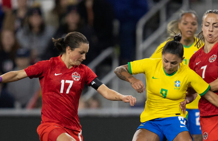 Com testes, Brasil joga mal e perde para o Canadá na Shebelieves Cup