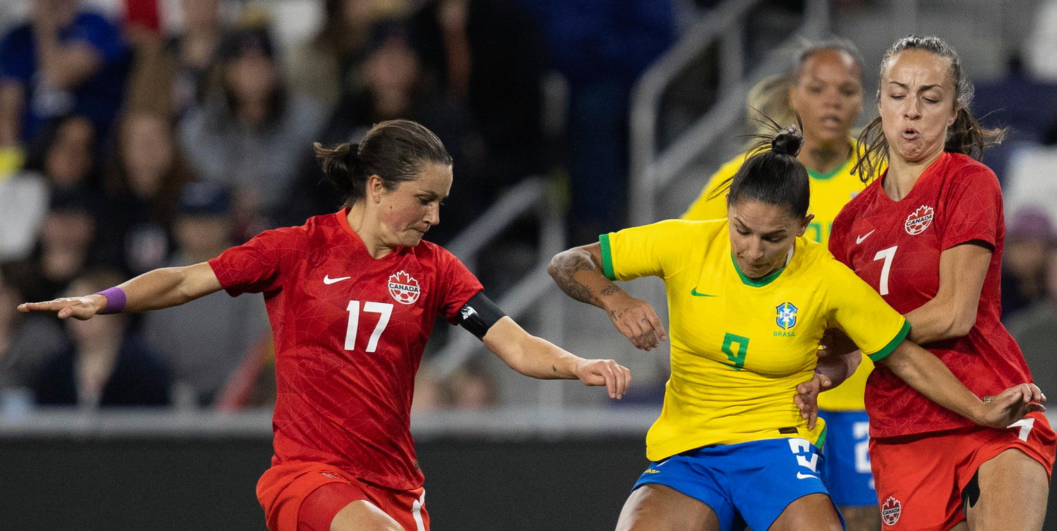 Com testes, Brasil joga mal e perde para o Canadá na Shebelieves Cup