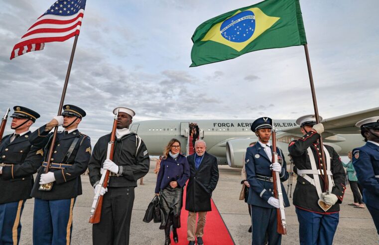 Presidente Lula chega aos Estados Unidos