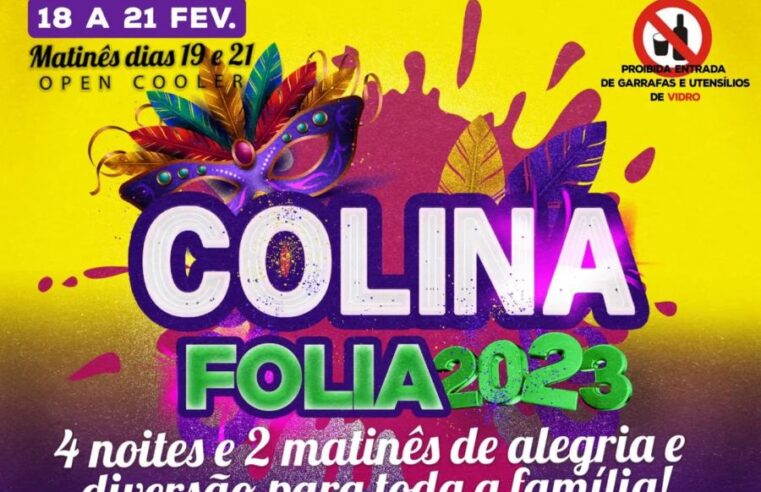 “Colina Folia 2023” promete proporcionar muita alegria e entusiasmo