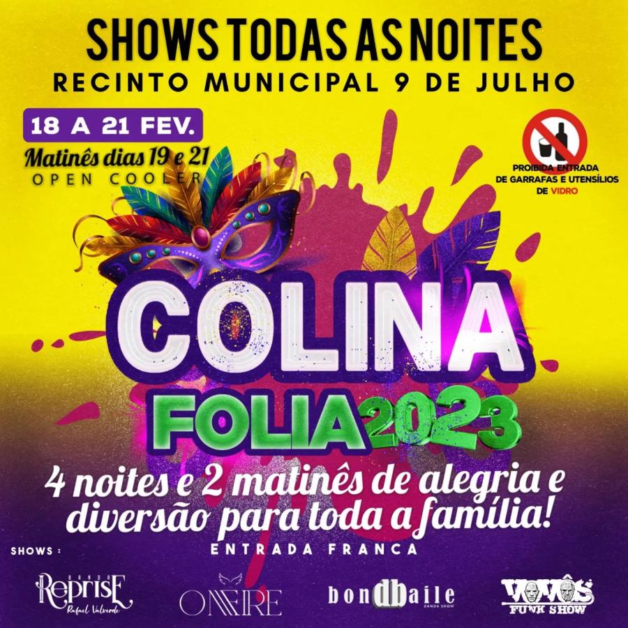 “Colina Folia 2023” promete proporcionar muita alegria e entusiasmo