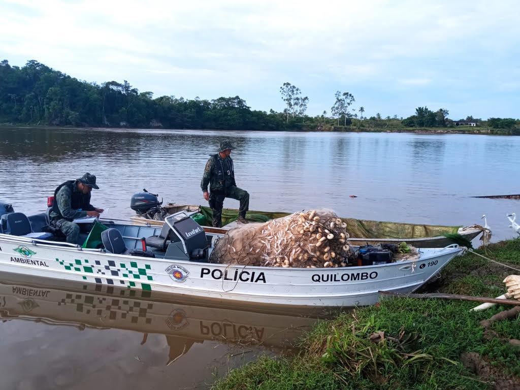 Polícia Ambiental apreende mais de 20 toneladas de pescado durante Piracema