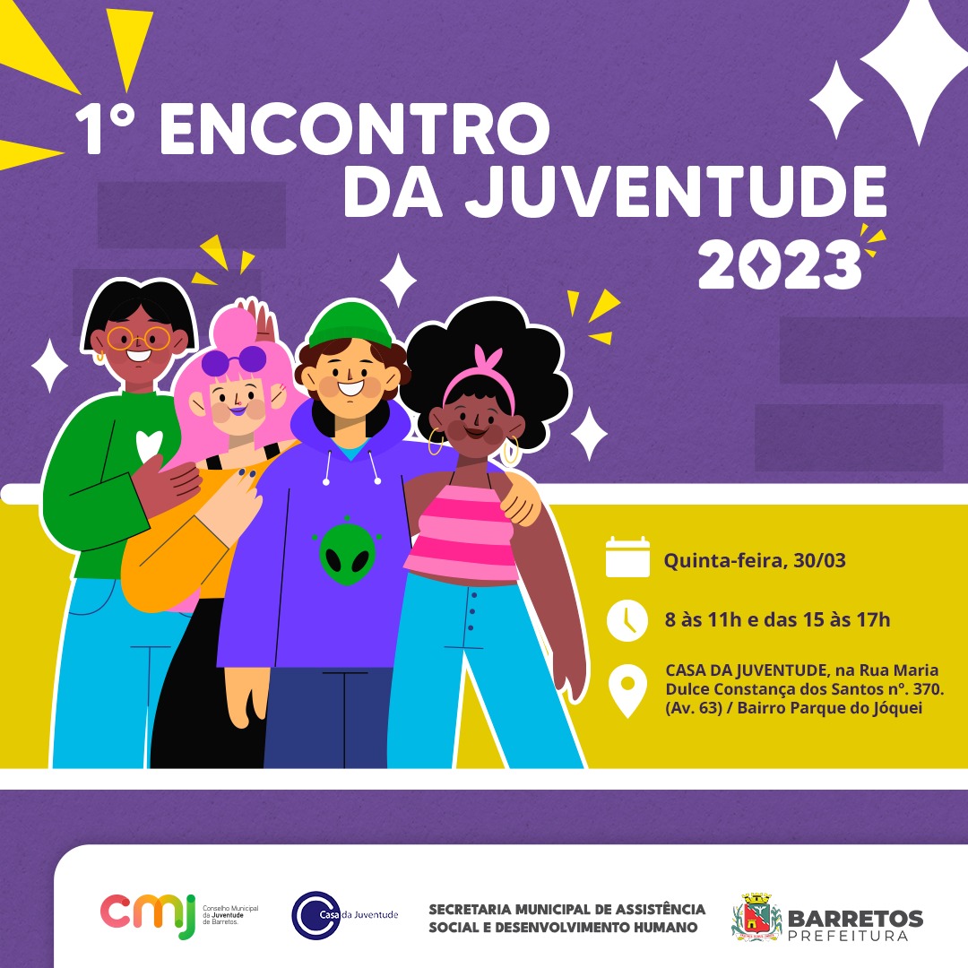 1° Encontro da Juventude 2023 é realizado na Casa da Juventude nesta quinta-feira, dia 30