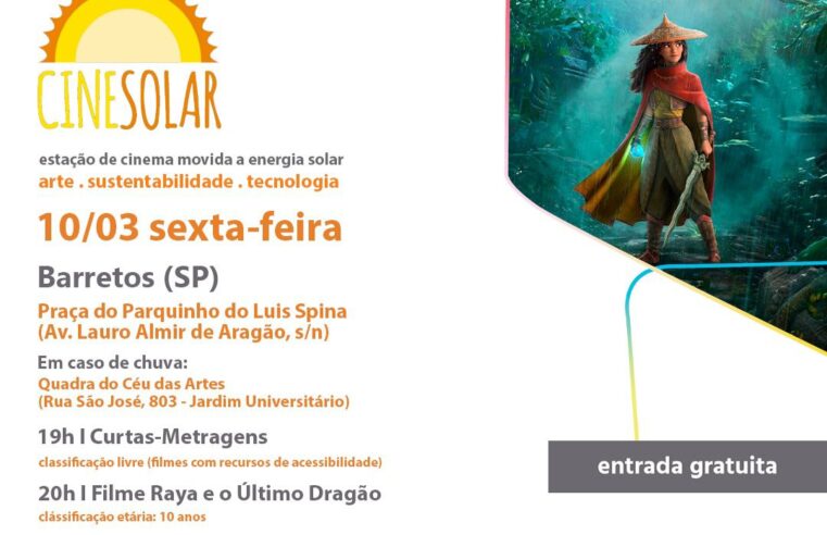 Barretos terá sessões gratuitas em cinema movido a energia solar