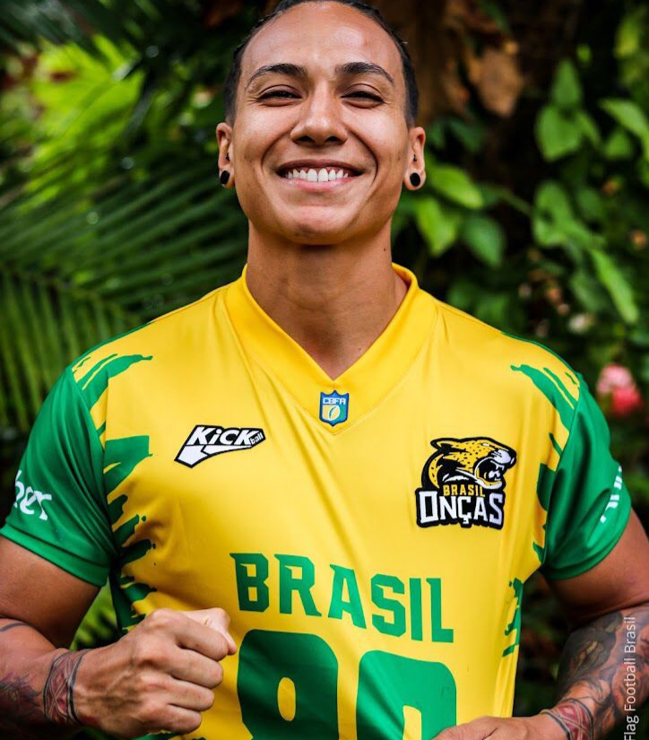 Barretense estreia com título na seleção brasileira de Flag Football