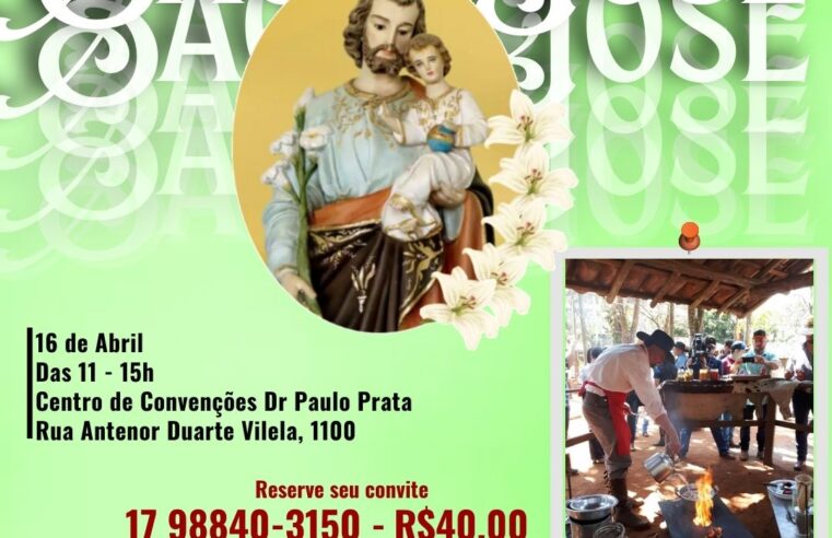 Almoço terá renda em prol da Capela São José