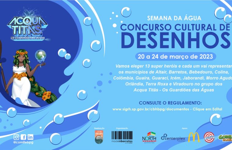 Concurso Cultural irá eleger mascotes dos 13 municípios que compõem o Comitê da Bacia Hidrográfica do Baixo Pardo/Grande