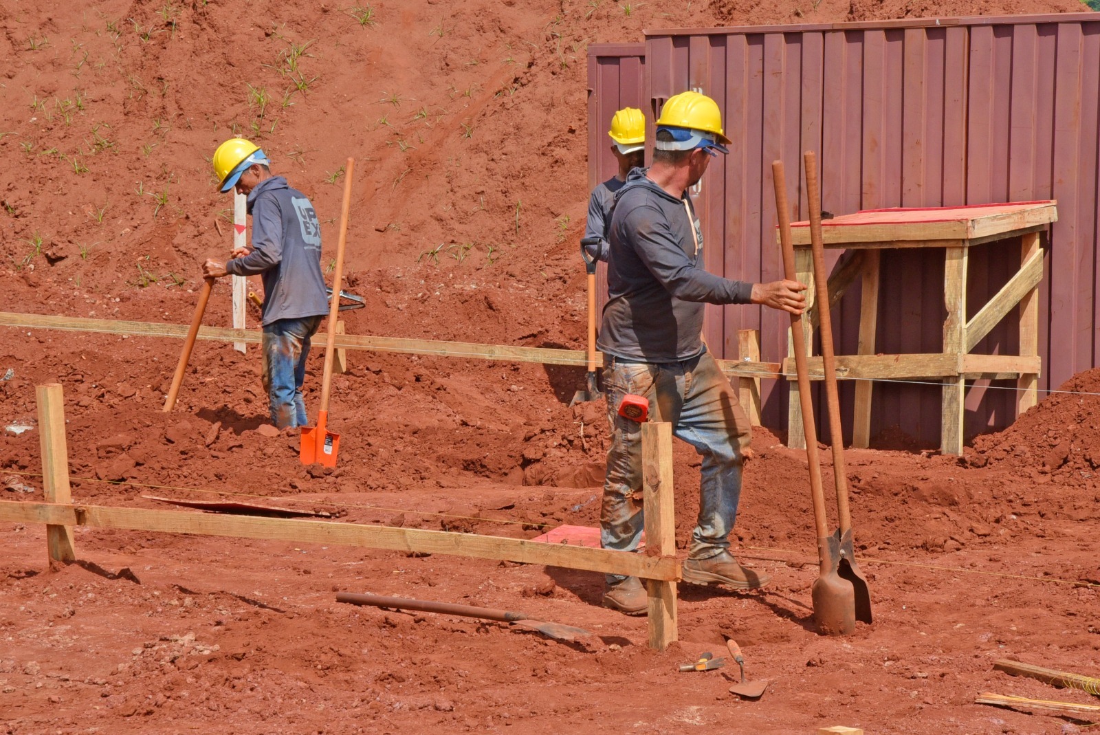 Obra da UBS do bairro Vida Nova entra na fase de fundação