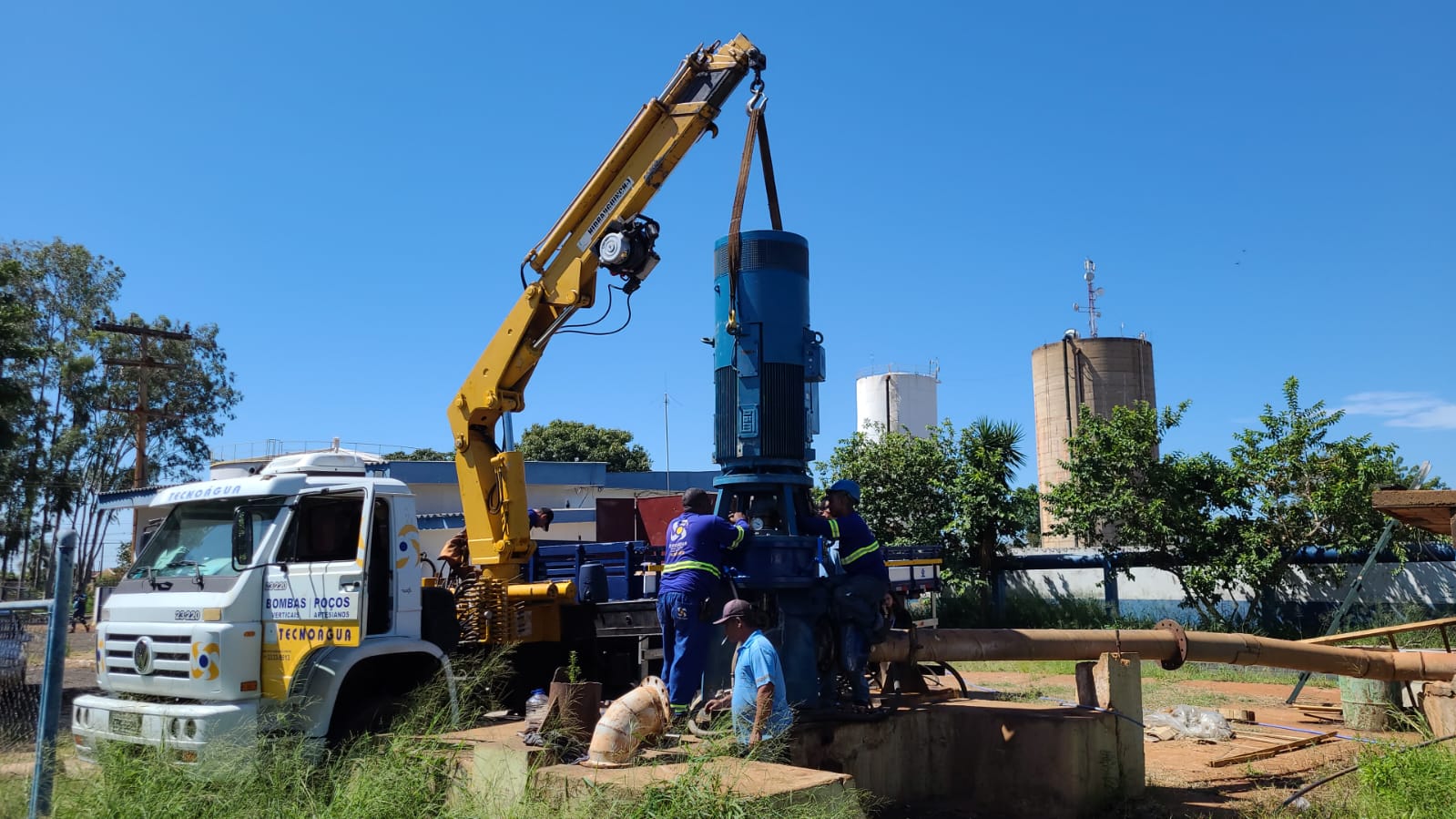 Manutenção emergencial no Poço Dom Bosco é finalizada