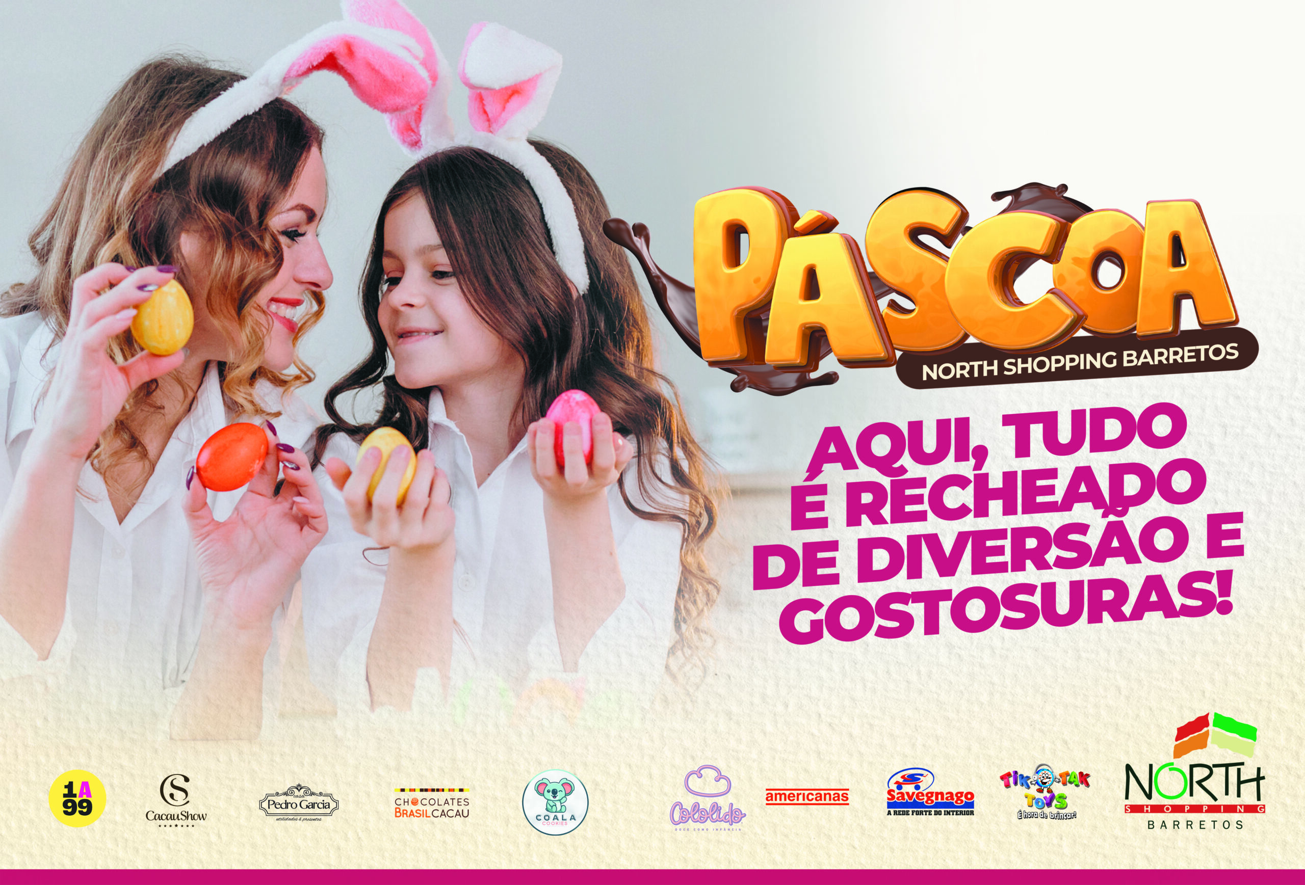 Temporada de Páscoa no North Shopping Barretos já começou