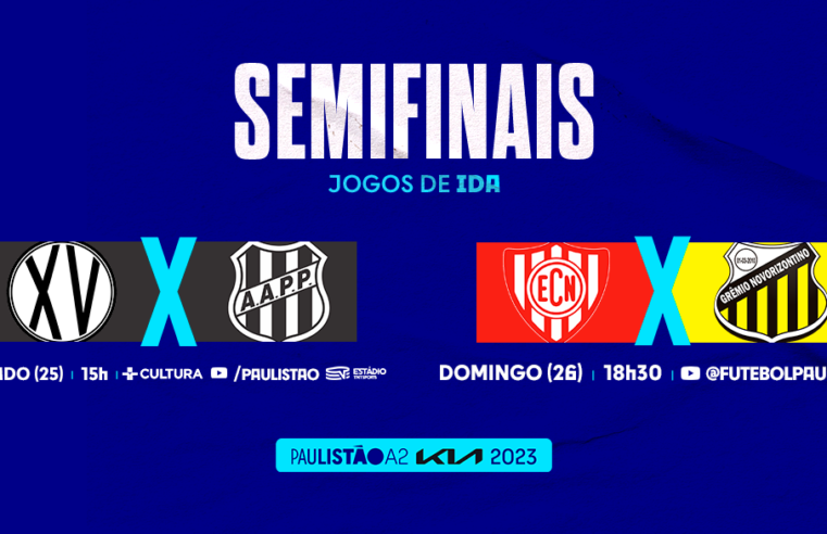 XV de Piracicaba e Ponte Preta abrem as semifinais; veja as datas dos jogos