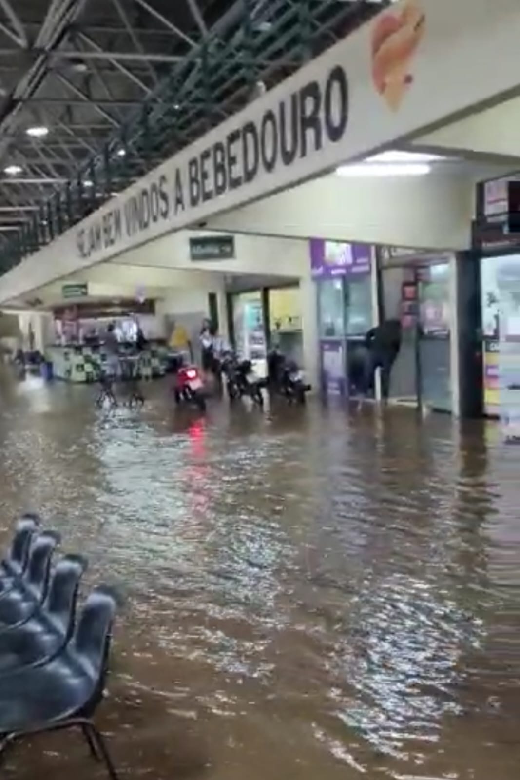 Bebedouro registra 108 milimetros de chuva na tarde de hoje