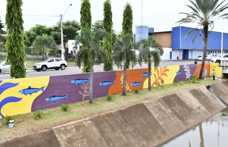 Tereos apoia projeto de mural urbano em Olímpia em comemoração aos 120 anos da cidade