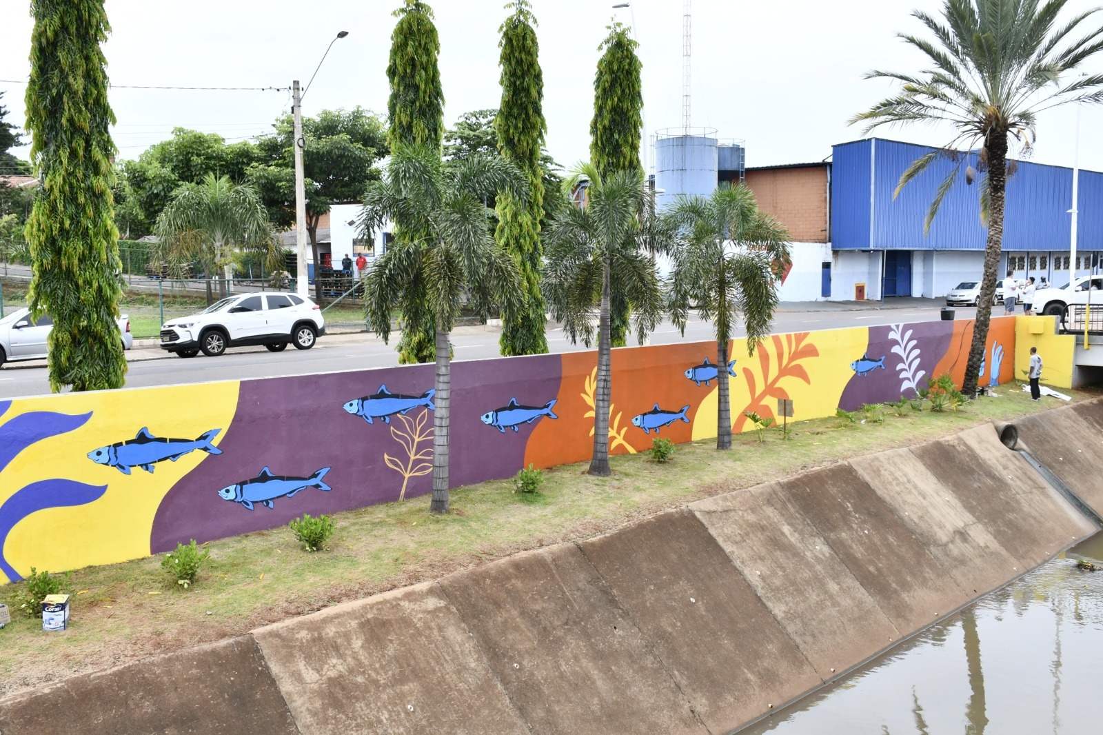 Tereos apoia projeto de mural urbano em Olímpia em comemoração aos 120 anos da cidade