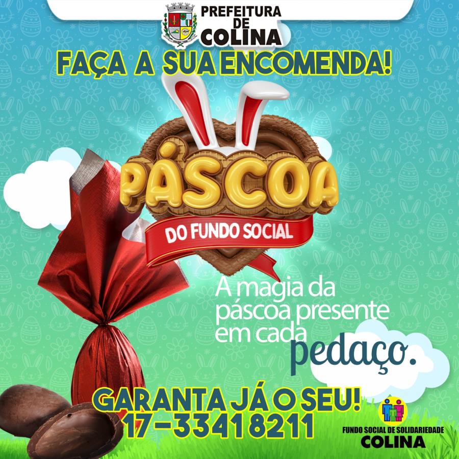 Fundo Social de Colina produz ovos de chocolate