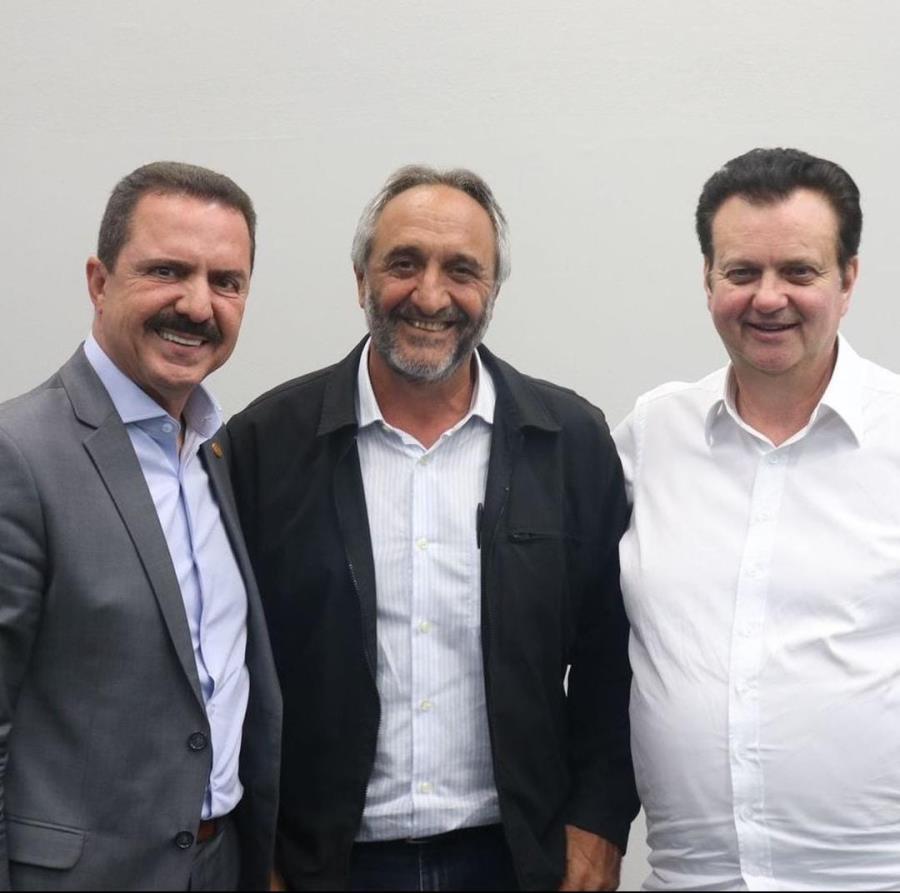 Prefeito Dieb e Deputado Itamar Borges participaram de reunião com secretário Kassab em SP