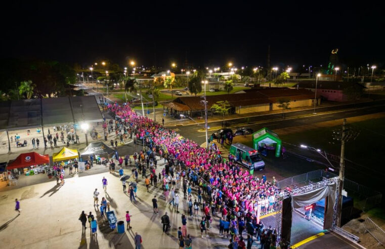 Corrida Parque Night Run reúne mais de 4 mil pessoas no Parque do Peão