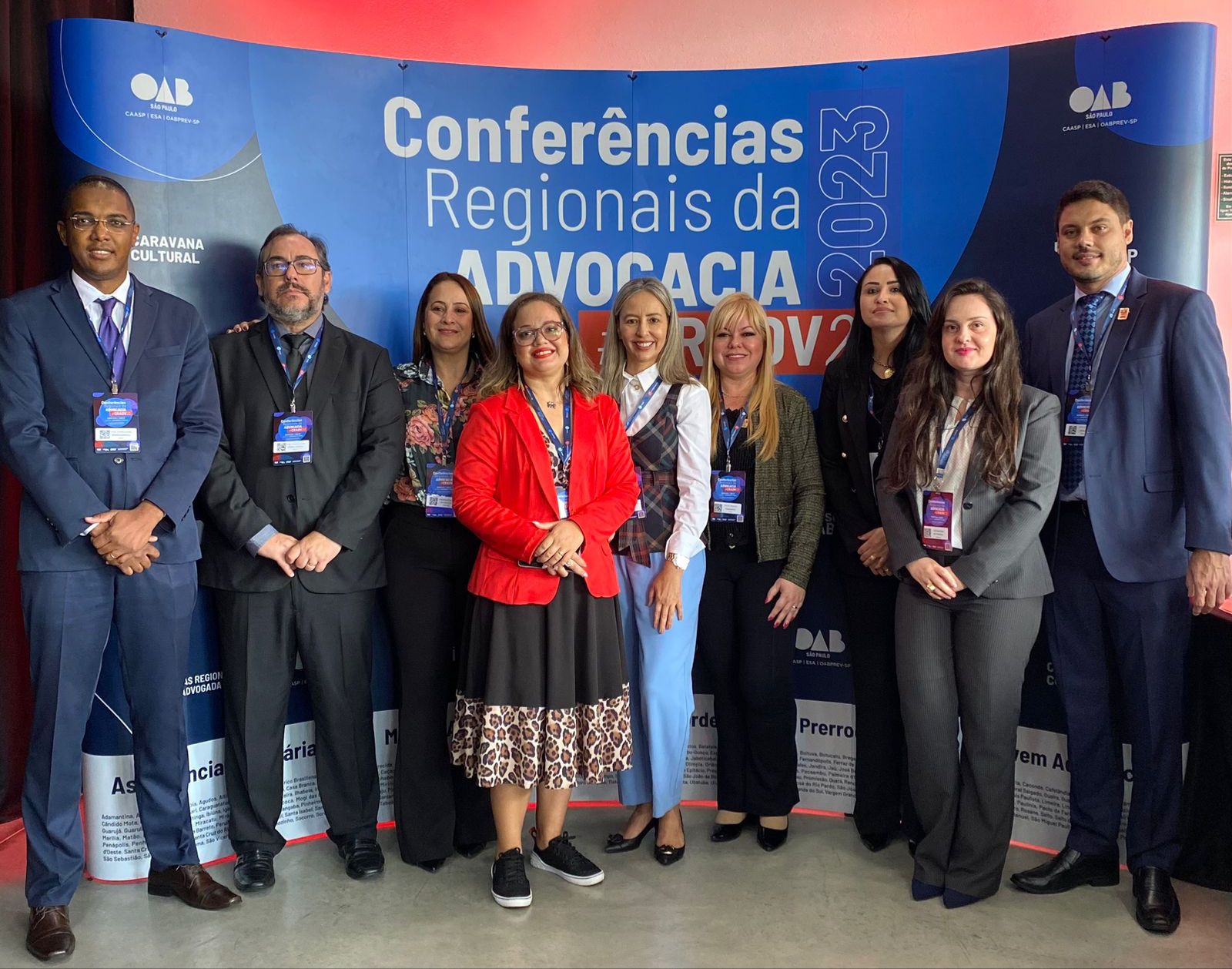 Diretoria e integrantes das comissões da OAB participam da Conferência Regional 2023